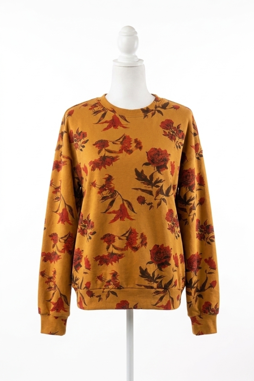 NEW AMPERSAND AVE university pullover sweater in fall bouquet